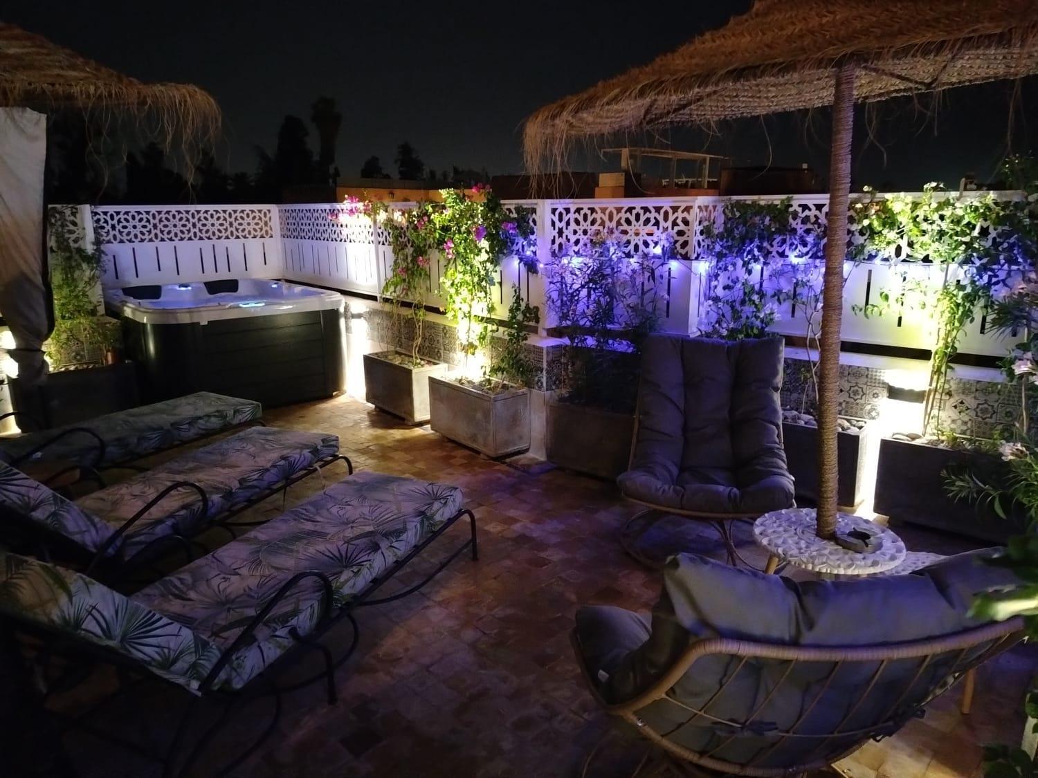 Riad & Spa Sous Le Soleil Chez Jerome Et Pamela Ch Marrakchi 马拉喀什 外观 照片